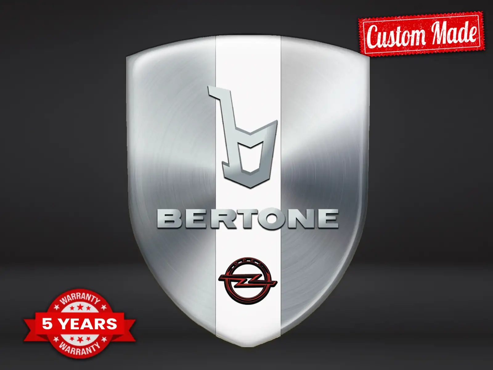 Bertone Auto Fensteraufkleber Universal Stilvoll Exklusiv